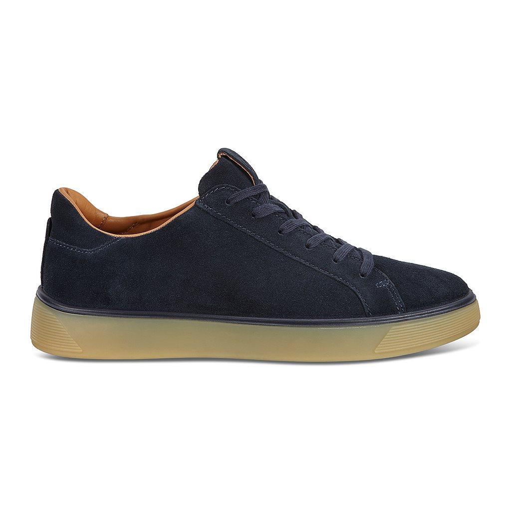 Ecco Street Tray Mens Sneakers Blue Online - India GLB-509246